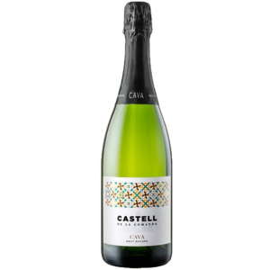 Вино игристое Castell De La Comanda CAVA Nature белое сухое 0.75 л 11.5% (8437006918862) надежный