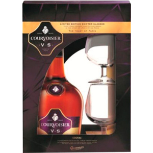 Коньяк Courvoisier VS 0.7 л 40% + 2 келихи (5010696004379) в Житомирі