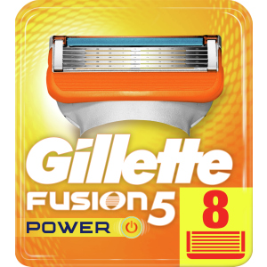 Змінні картриджі для гоління (леза) чоловічі Gillette Fusion5 Power 8 шт (7702018877621) ТОП в Житомирі