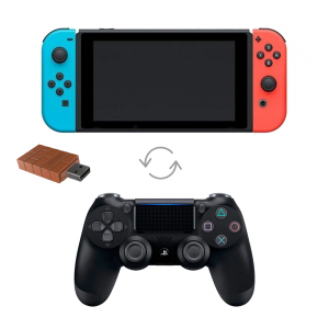 купить USB Bluetooth адаптер 8Bitdo для подключение Dualshock 4 к Nintendo Switch EastVita