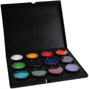 Професійна палітра аквагриму Mehron Paradise Makeup AQ 12 відтінків по 40 г (800-PAL-A) (764294580999) ТОП в Житомирі