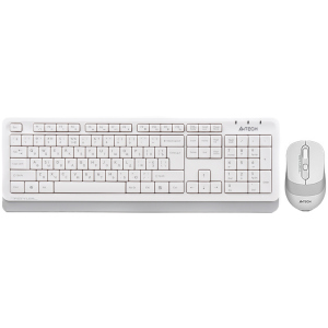 Комплект беспроводной A4Tech FG1010 Wireless White/Grey (4711421943581) в Житомире