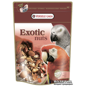 Корм для крупных попугаев Versele-Laga Prestige Exotic Nut Mix зерновая смесь 0.75 кг (5410340217825) ТОП в Житомире