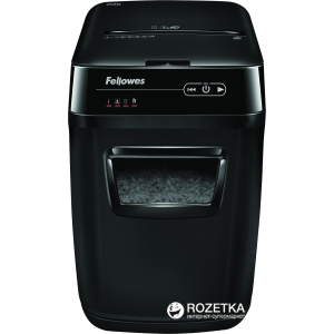 Шредер Fellowes AutoMax 200C 200 аркушів 4х38 мм 32 л (ff.U4653601) ТОП в Житомирі