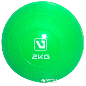 Медбол LiveUp Soft Weight 2 кг Green (LS3003-2) в Житомире