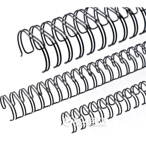 Металеві пружини bindMARK 12.7 мм 100 шт Чорні (20000472520) ТОП в Житомирі