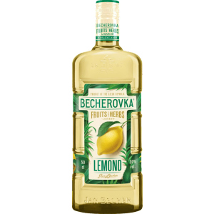 Лікерна настойка на травах Becherovka Lemond 0.5 л 20% (8594405105504)