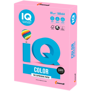 Папір IQ Color Neon Pink рожевий А4 80г/м2 500 аркушів (9003974411873) ТОП в Житомирі