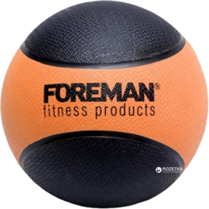 Набивной мяч медбол Foreman Medicine Ball 1 кг Black-Orange (FMRMB1) ТОП в Житомире