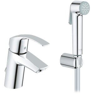 Змішувач для раковини GROHE Eurosmart 23124002 з душовим набором. ТОП в Житомирі