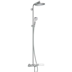 Душовий гарнітур HANSGROHE Crometta S 240 Showerpipe 27320000 ТОП в Житомирі