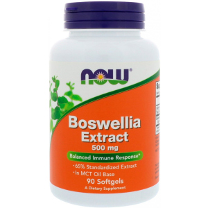 Натуральний екстракт NOW Boswellia Extract 500 мг 90 капсул (733739049360) краща модель в Житомирі