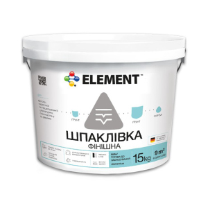 Фінішна шпаклівка "ELEMENT" 15 кг краща модель в Житомирі