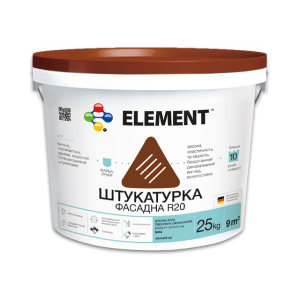 Фасадна штукатурка R20 "ELEMENT" Дубова кора 25 кг в Житомирі