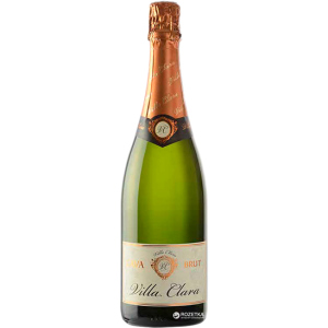 Вино ігристе Villa Clara Cava Brut біле сухе 0.75 л 11.5% (8421414319038) краща модель в Житомирі