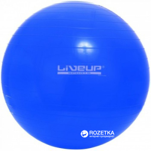 Фітбол LiveUp Gym Ball 65 см Blue (LS3221-65b) краща модель в Житомирі