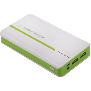 УМБ Esperanza 11000 mAh White/Green (EMP107WG) в Житомирі