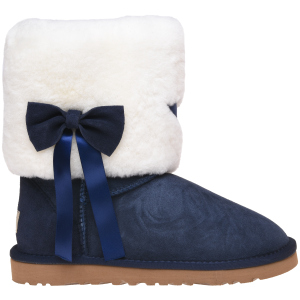 Уггі UGG Classic Short Fur Bow 117014 37 Navy краща модель в Житомирі