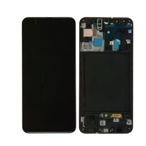 Дисплей для Samsung А50 2019 A505 Black GH82 19204A с рамкой Service Original в Житомире