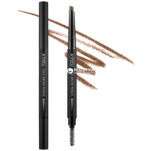 Карандаш для бровей A'pieu Edge Brow Pencil Средне-коричневый 0.35 г (8806185751834) лучшая модель в Житомире