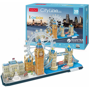 3D пазл CubicFun City Line London (MC253h) (6944588202538) рейтинг