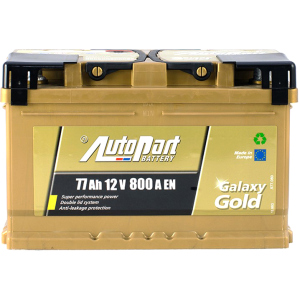 Автомобільний акумулятор Autopart 77 Ah/12V Galaxy Gold Ca-Ca (0) (ARL077-GG0) краща модель в Житомирі