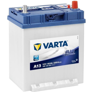 Автомобільний акумулятор Varta Blue Dynamic 40А Єв Тонка клема (-/+) ASIA A13 (330EN) (540125033) краща модель в Житомирі