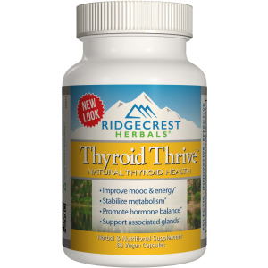 Натуральная добавка Ridgecrest Herbals Thyroid Thrive 60 гелевых капсул (355724001919)