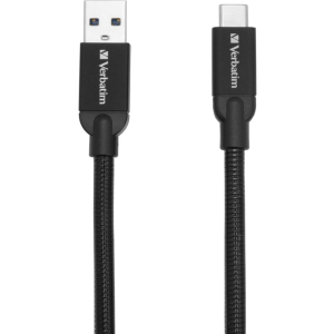 Кабель Verbatim USB-C - USB-A 1 м Черный (48871) ТОП в Житомире