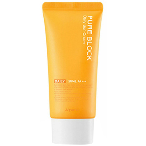 Солнцезащитный крем A'pieu Pure Block Daily Sun Cream SPF 45 PA+++ 50 мл (8809581450615) надежный