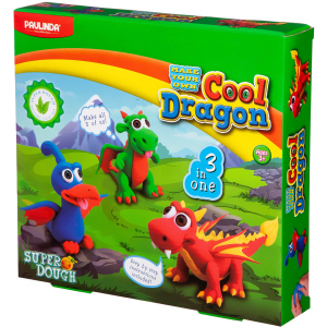 Масса для лепки Paulinda Super Dough Cool Dragon Драконы 3 в 1 (PL-081554) ТОП в Житомире