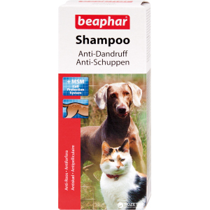 Шампунь проти лупи Beaphar Shampoo Anti Dandruff для котів та собак 200 мл (15291) (8711231152919) рейтинг