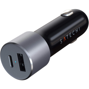 Автомобильное зарядное устройство Satechi 72W Type-C PD Car Charger Space Grey (ST-TCPDCCM) лучшая модель в Житомире