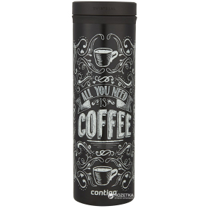 Термокухоль Contigo Twist Seal Eclipse Coffee 590 мл Чорна (2002764) в Житомирі