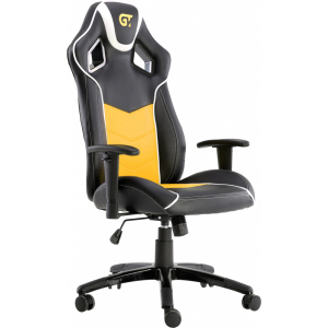 Кресло для геймеров GT RACER X-2560 Black/White/Yellow ТОП в Житомире