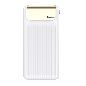 Power bank Baseus Quick Charge 3.0 с ЖК дисплеем 10000 mah White лучшая модель в Житомире