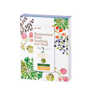 Увлажняющая маска для лица Petitfee Resurrection Plant Soothing Gel Mask 10 х 30 г (8809508850092) ТОП в Житомире