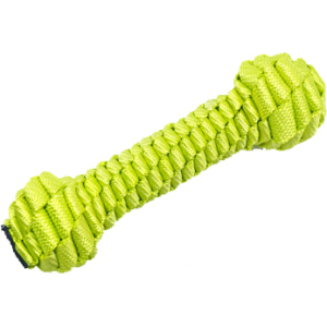 Іграшка для собак GimDog Stretch Кісточка S Зелена 17.5 см (8009632056609)
