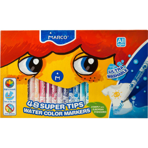 Фломастеры Marco Super Washable 48 цветов (1630-48CB) в Житомире