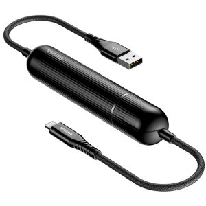 УМБ Baseus Energy Two-in-one Power Bank with Lightning Cable Black (CALXU-01) в Житомире