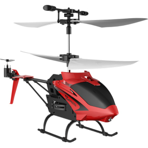 Вертоліт Syma S5H 2.4 ГГц 23 см зі світлом, барометром та гіроскопом Red (S5H_red) (6946702902980) краща модель в Житомирі