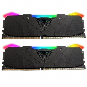 Модуль пам'яті для комп'ютера DDR4 16GB (2x8GB) 3200MHz Viper RGB Black Patriot (PVR416G320C6K)