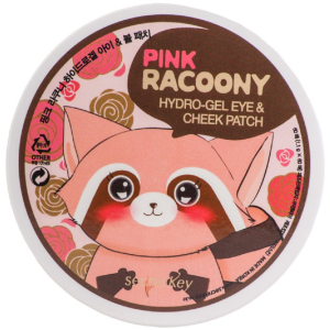 Гідрогелеві патчі для очей та вилиць Secret Key Pink Racoony Hydro-Gel Eye & Cheek Patch 90 г 60 шт (8809305998751) краща модель в Житомирі