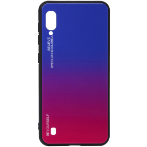 Панель BeCover Gradient Glass для Samsung Galaxy M10 2019 SM-M105 Blue-Red ТОП в Житомирі