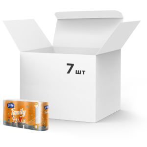 Упаковка бумажных полотенец Grite Family 2 слоя 83 листа 7 шт по 4 рулона (4770023348590) лучшая модель в Житомире