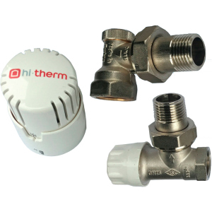 Комплект підключення радіатора HI-THERM кутовий 1/2" (8693470119130) ТОП в Житомирі