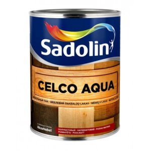 Лак для стін Sadolin Celco Aqua Глянцевий Безбарвний 2.5 л в Житомирі