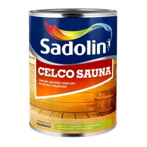 Лак для лазні Sadolin Celco Sauna Безбарвний 2.5 л краща модель в Житомирі