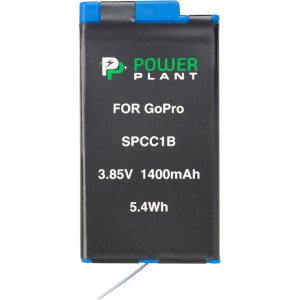 Аккумулятор PowerPlant GoPro SPCC1B 1400 мАч (CB970346) в Житомире