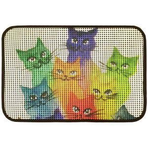 Килимок під туалет IzziHome Catsline Renkli Kediler 40x60 (2200000553515) краща модель в Житомирі